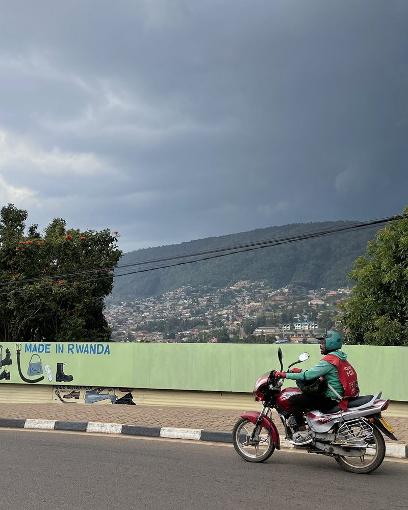 Street scene in Kigali, Rwanda